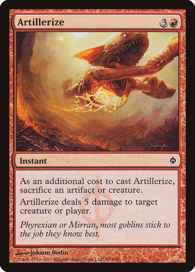 Artillerize [New Phyrexia] | Game Master's Emporium (The New GME)