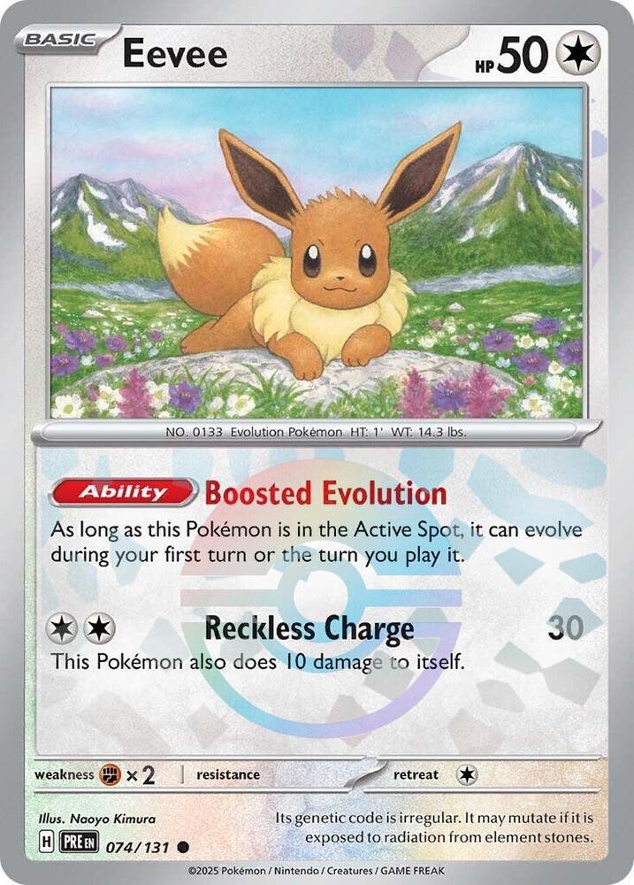 Eevee (074/131) (Poke Ball Pattern) [Scarlet & Violet: Prismatic Evolutions] | Game Master's Emporium (The New GME)