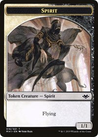 Spirit // Golem Double-Sided Token [Modern Horizons Tokens] | Game Master's Emporium (The New GME)