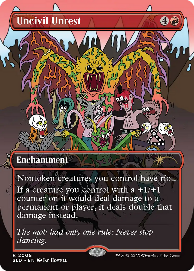 Uncivil Unrest (Rainbow Foil) [Secret Lair Drop Series] | Game Master's Emporium (The New GME)