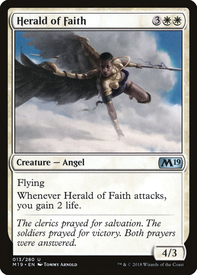 Herald of Faith [Core Set 2019] | Game Master's Emporium (The New GME)