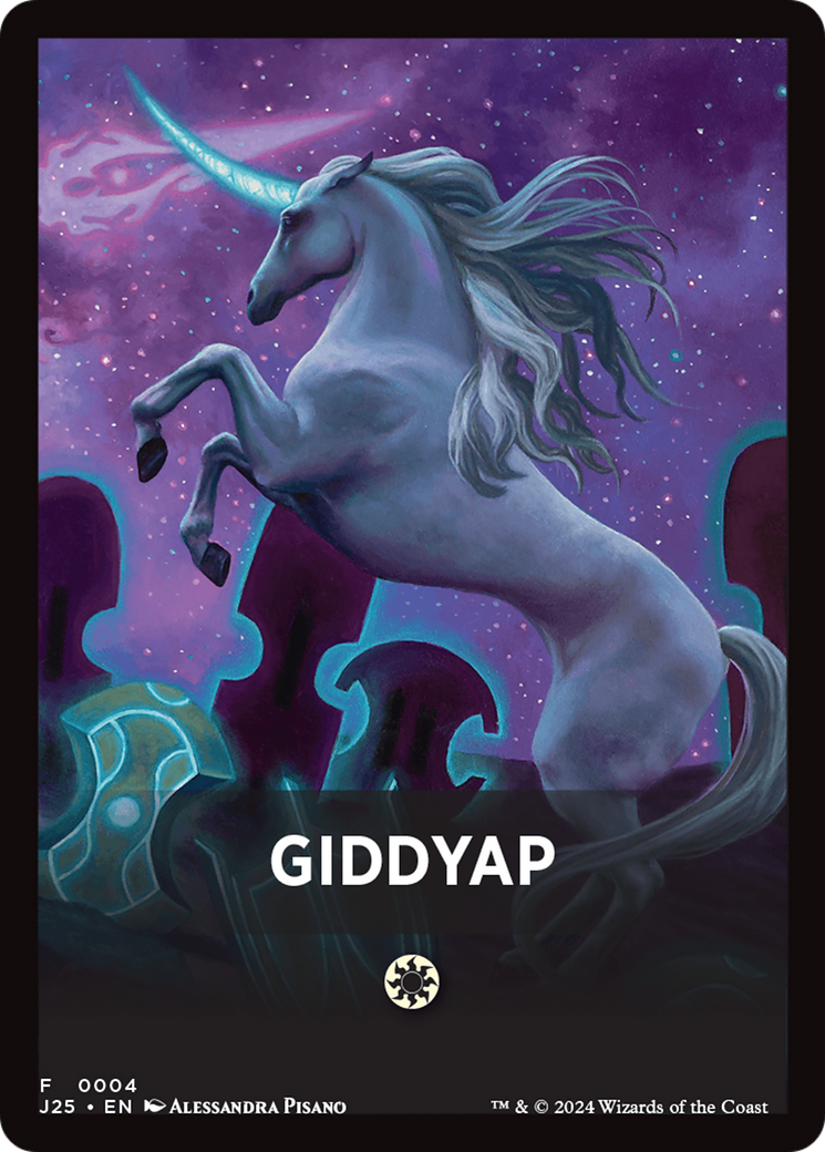 Giddyap Theme Card [Foundations Jumpstart Front Cards] | Game Master's Emporium (The New GME)