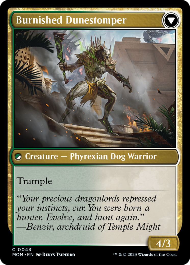 Tarkir Duneshaper // Burnished Dunestomper [March of the Machine] | Game Master's Emporium (The New GME)
