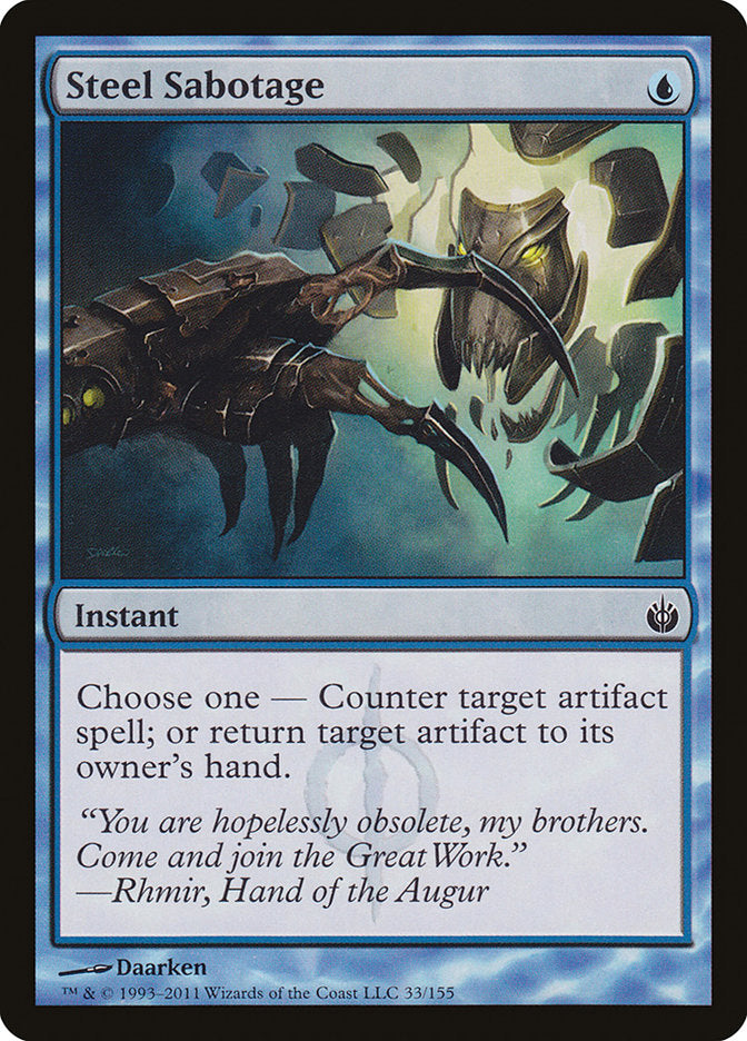 Steel Sabotage [Mirrodin Besieged] | Game Master's Emporium (The New GME)