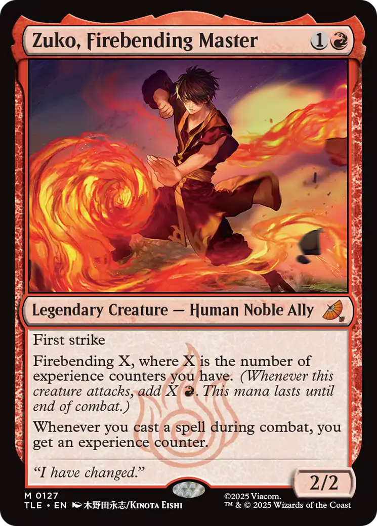 Zuko, Firebending Master [Avatar: The Last Airbender: Eternal-Legal] | Game Master's Emporium (The New GME)