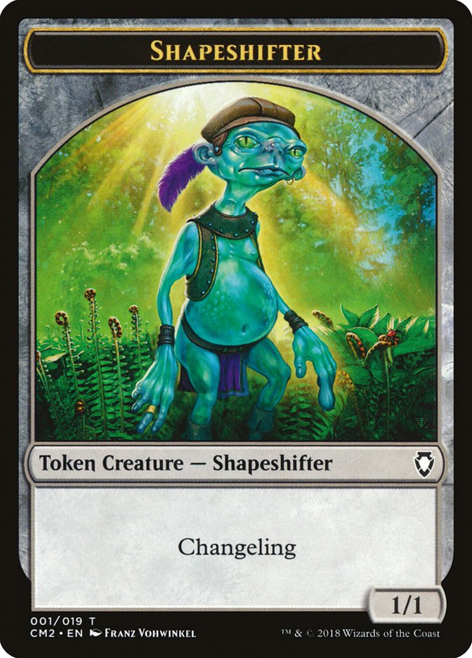 Shapeshifter Token [Commander Anthology Volume II Tokens] | Game Master's Emporium (The New GME)