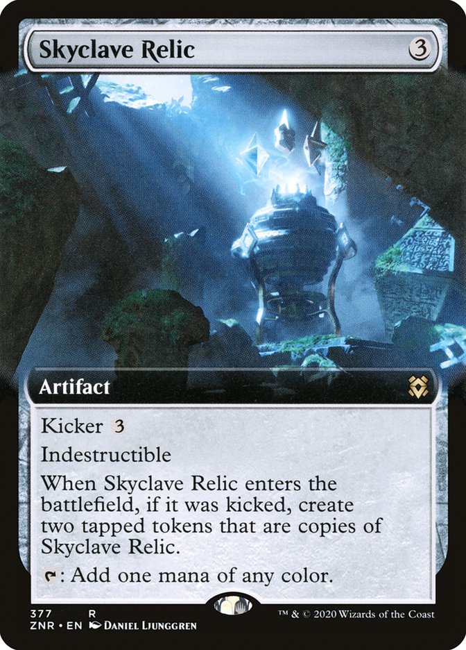 Skyclave Relic (Extended Art) [Zendikar Rising] | Game Master's Emporium (The New GME)