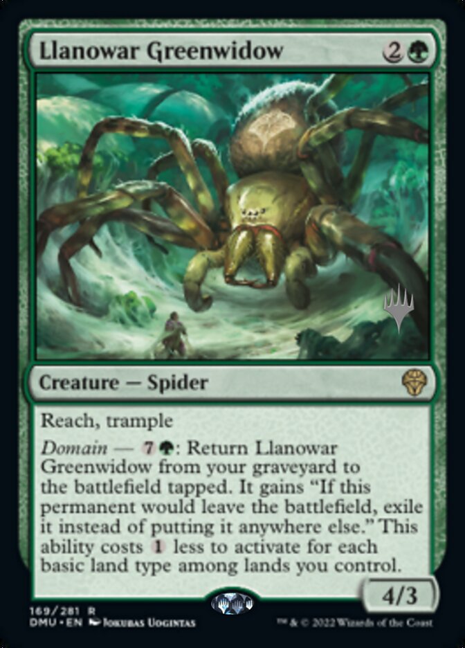 Llanowar Greenwidow (Promo Pack) [Dominaria United Promos] | Game Master's Emporium (The New GME)