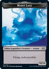 Marit Lage // Saproling Double-Sided Token [Double Masters Tokens] | Game Master's Emporium (The New GME)