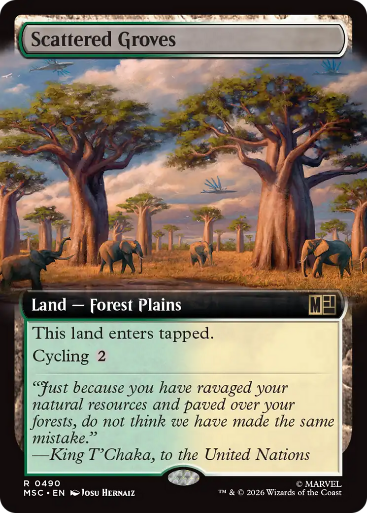 Scattered Groves (Extended Art) [Marvel Super Heroes Commander] | Game Master's Emporium (The New GME)