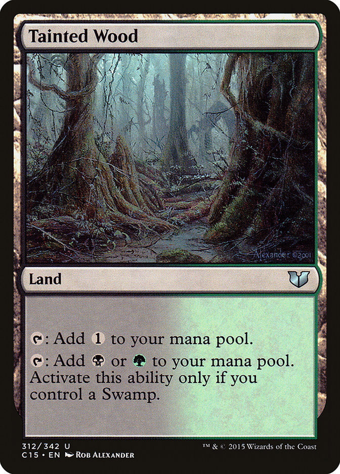 Tainted Wood [Commander 2015] | Game Master's Emporium (The New GME)