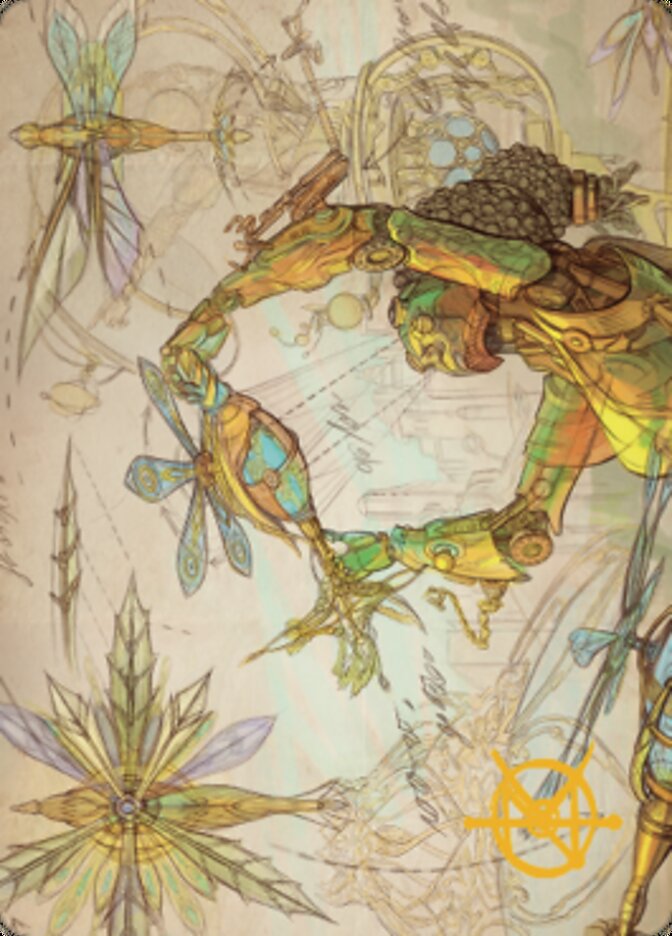 Inspiring Statuary Art Card (Gold-Stamped Signature) [The Brothers' War Art Series] | Game Master's Emporium (The New GME)