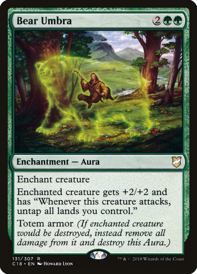 Bear Umbra [Commander 2018] | Game Master's Emporium (The New GME)