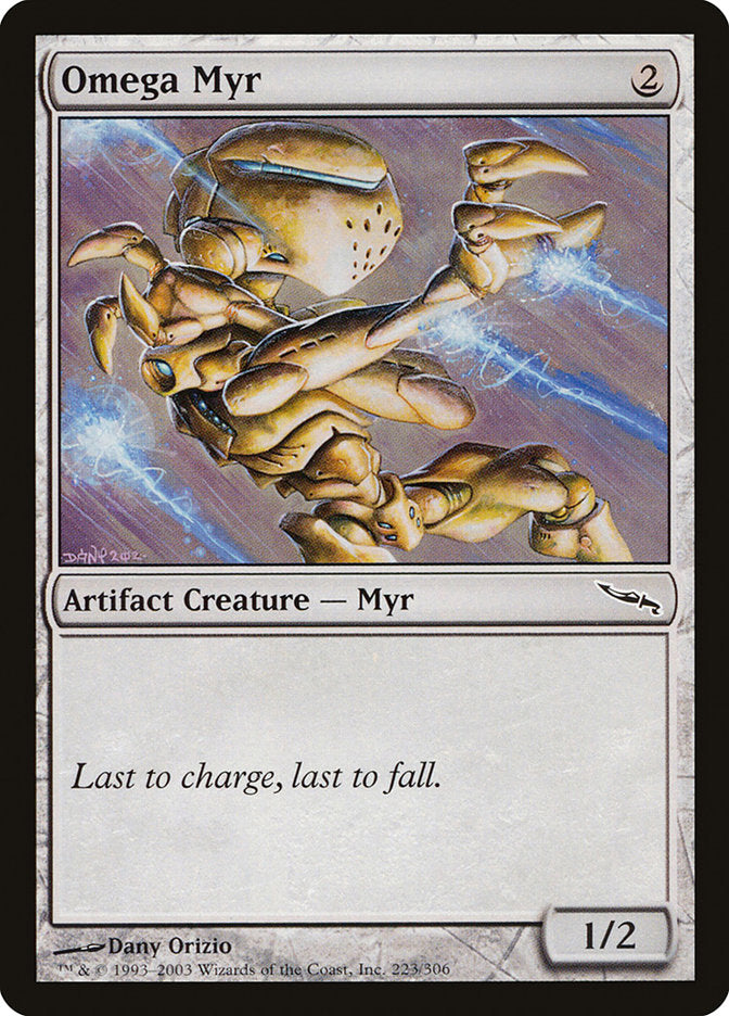 Omega Myr [Mirrodin] | Game Master's Emporium (The New GME)