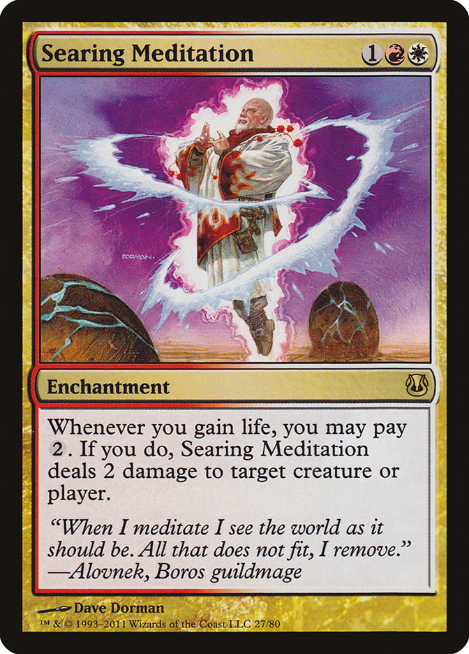 Searing Meditation [Duel Decks: Ajani vs. Nicol Bolas] | Game Master's Emporium (The New GME)