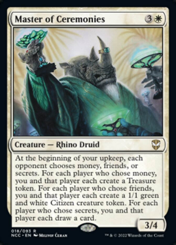 Master of Ceremonies [Streets of New Capenna Commander] | Game Master's Emporium (The New GME)