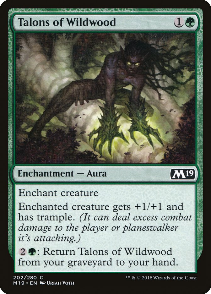 Talons of Wildwood [Core Set 2019] | Game Master's Emporium (The New GME)