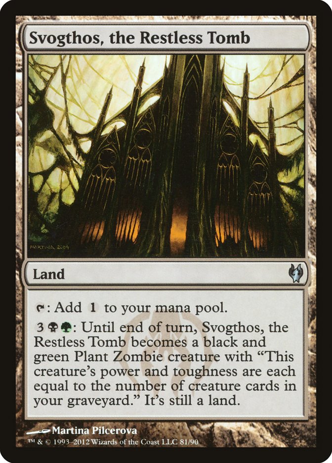 Svogthos, the Restless Tomb [Duel Decks: Izzet vs. Golgari] | Game Master's Emporium (The New GME)