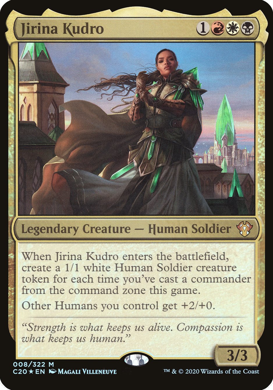 Jirina Kudro (Oversized) [Commander 2020 Oversized] | Game Master's Emporium (The New GME)