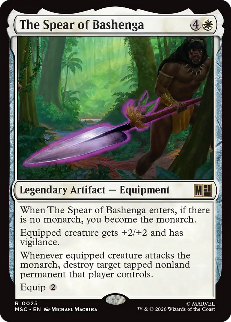 The Spear of Bashenga [Marvel Super Heroes Commander] | Game Master's Emporium (The New GME)