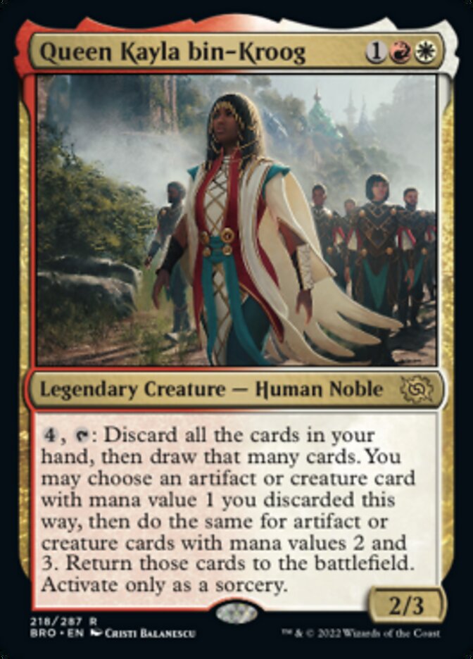 Queen Kayla bin-Kroog [The Brothers' War] | Game Master's Emporium (The New GME)