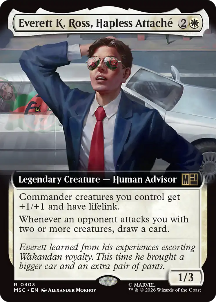 Everett K. Ross, Hapless Attache (Extended Art) [Marvel Super Heroes Commander] | Game Master's Emporium (The New GME)