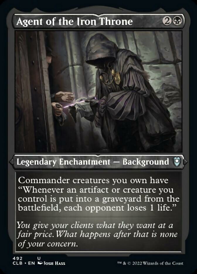 Agent of the Iron Throne (Foil Etched) [Commander Legends: Battle for Baldur's Gate] | Game Master's Emporium (The New GME)