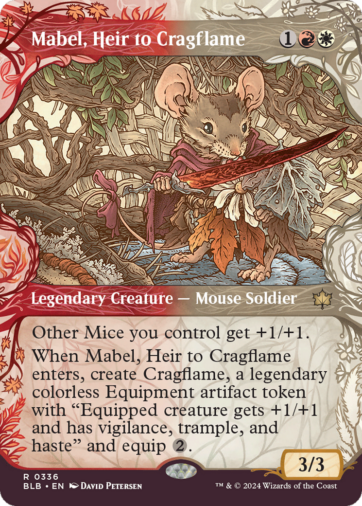 Mabel, Heir to Cragflame (Showcase) [Bloomburrow] | Game Master's Emporium (The New GME)