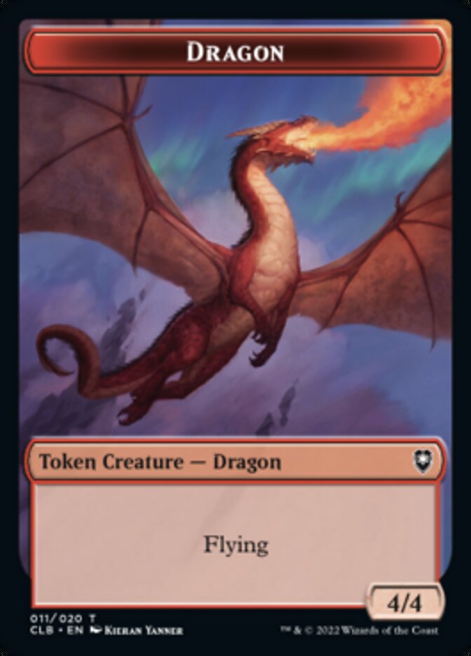Dragon Token [Commander Legends: Battle for Baldur's Gate Tokens] | Game Master's Emporium (The New GME)