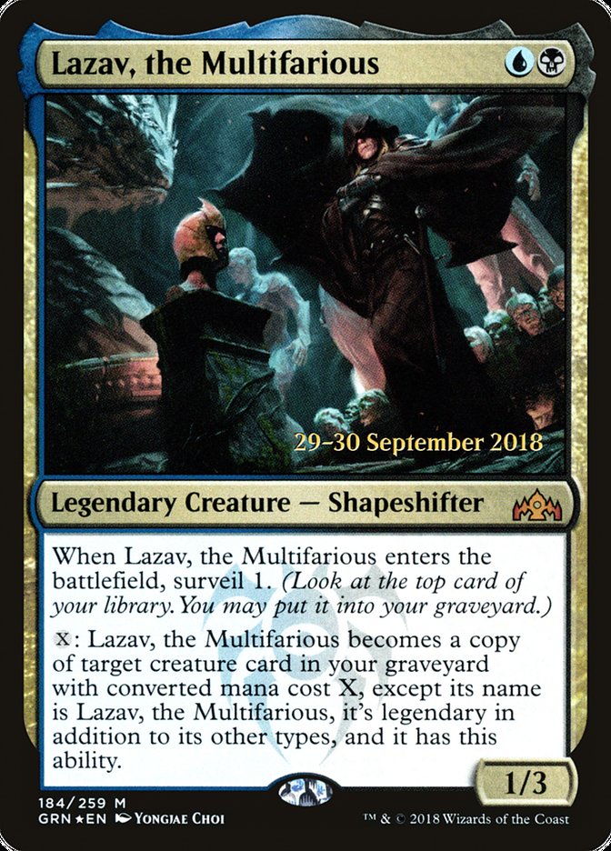 Lazav, the Multifarious [Guilds of Ravnica Prerelease Promos] | Game Master's Emporium (The New GME)