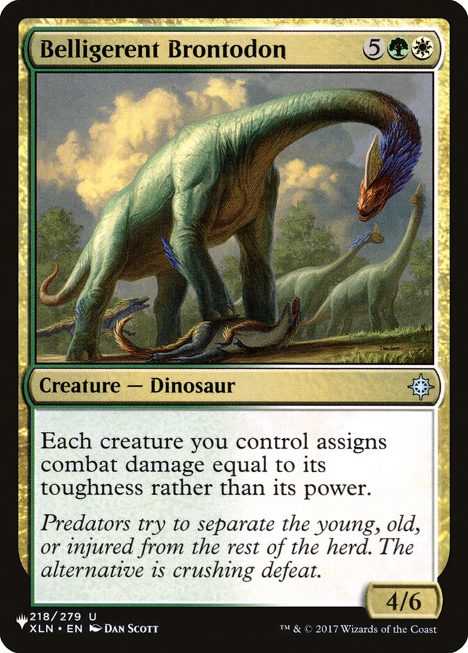 Belligerent Brontodon [The List] | Game Master's Emporium (The New GME)