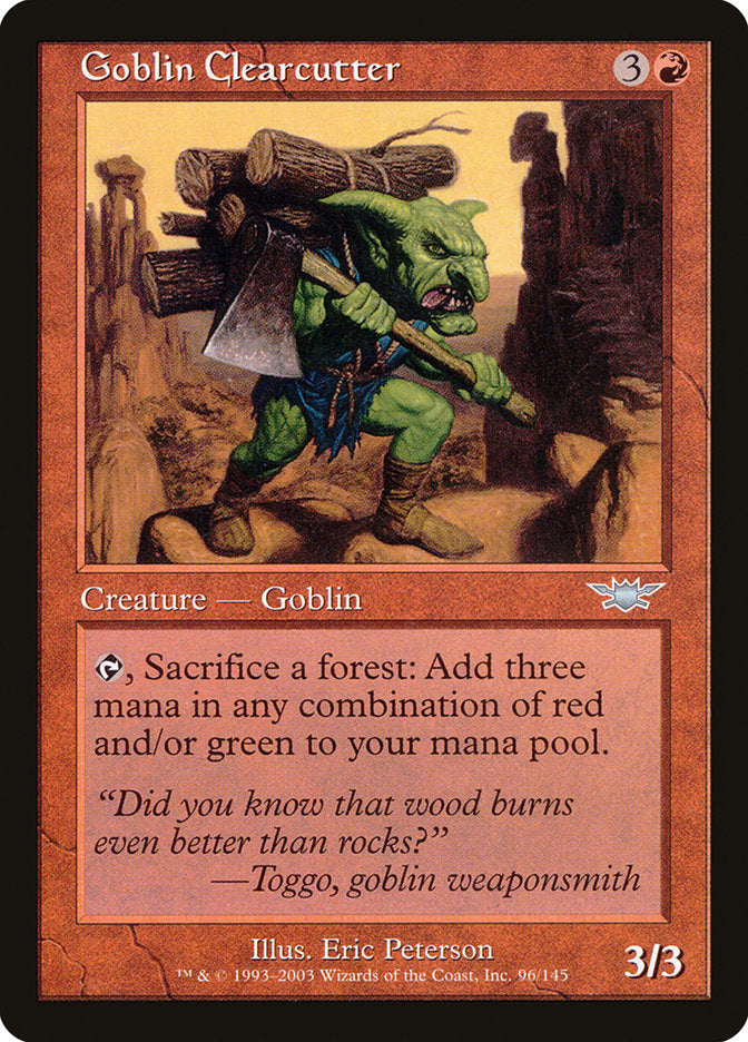 Goblin Clearcutter [Legions] | Game Master's Emporium (The New GME)