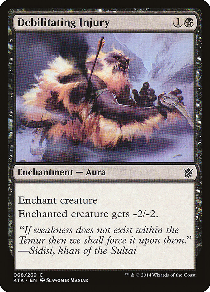 Debilitating Injury [Khans of Tarkir] | Game Master's Emporium (The New GME)