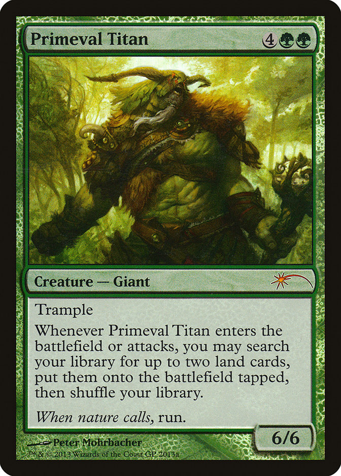 Primeval Titan (Grand Prix) [Grand Prix Promos] | Game Master's Emporium (The New GME)