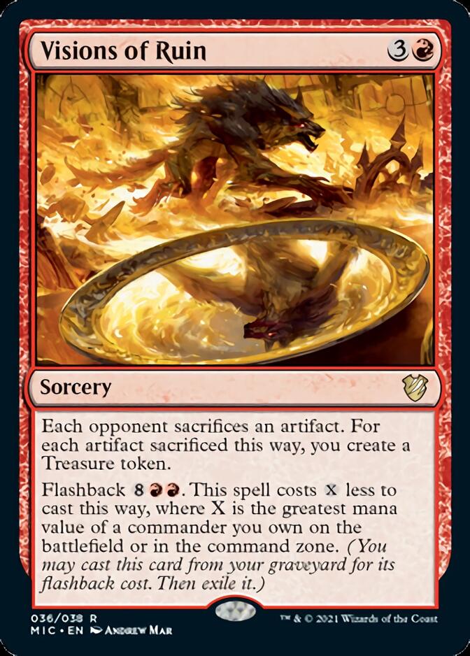 Visions of Ruin [Innistrad: Midnight Hunt Commander] | Game Master's Emporium (The New GME)