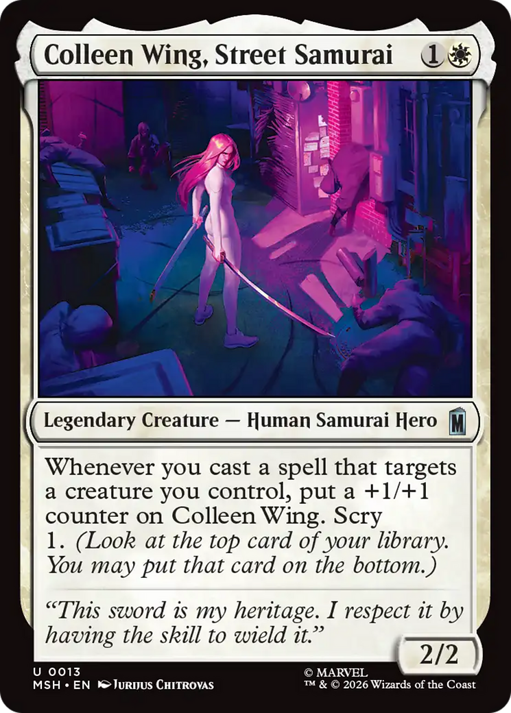Colleen Wing, Street Samurai [Marvel Super Heroes] | Game Master's Emporium (The New GME)