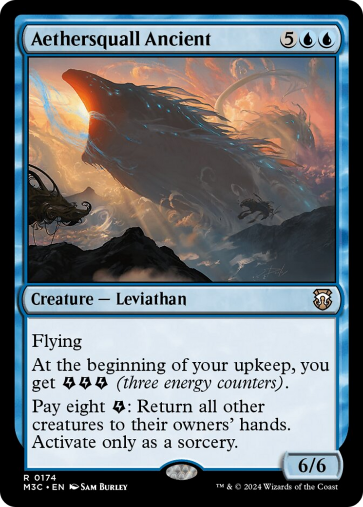 Aethersquall Ancient (Ripple Foil) [Modern Horizons 3 Commander] | Game Master's Emporium (The New GME)