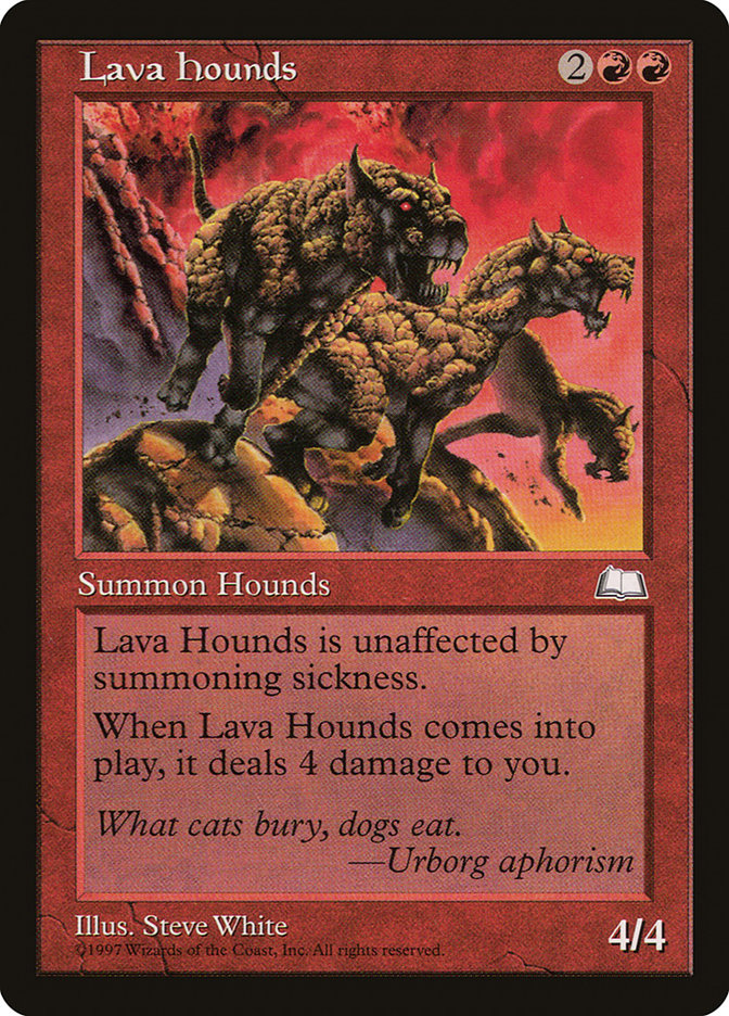 Lava Hounds [Weatherlight] | Game Master's Emporium (The New GME)