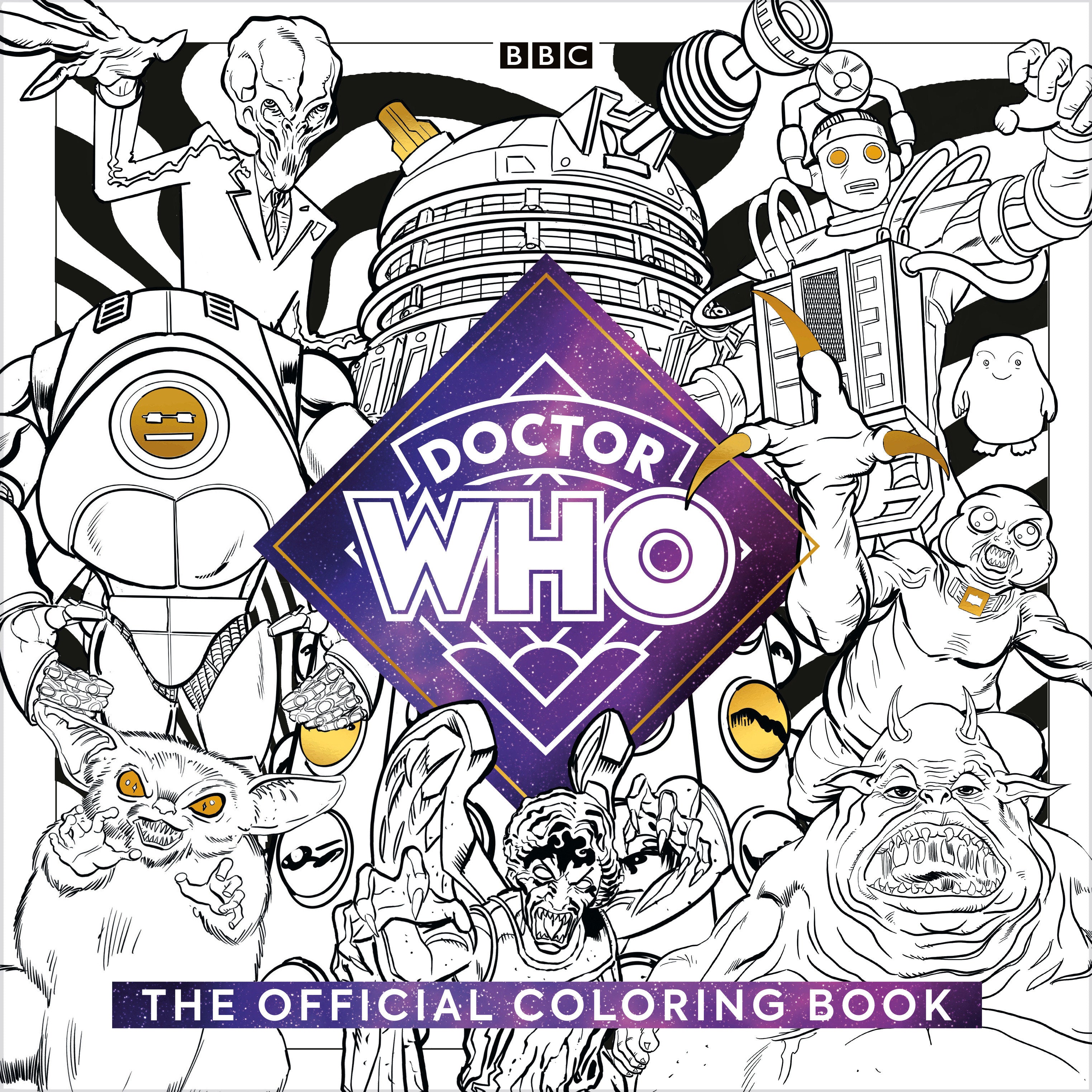 The Official Doctor Who Coloring Book | Game Master's Emporium (The New GME)