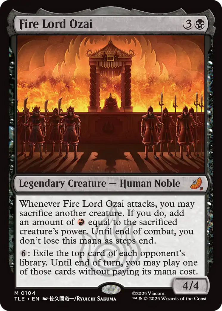 Fire Lord Ozai [Avatar: The Last Airbender: Eternal-Legal] | Game Master's Emporium (The New GME)