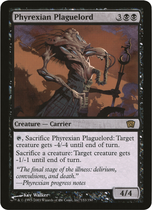 Phyrexian Plaguelord (Oversized) [Eighth Edition Box Topper] | Game Master's Emporium (The New GME)