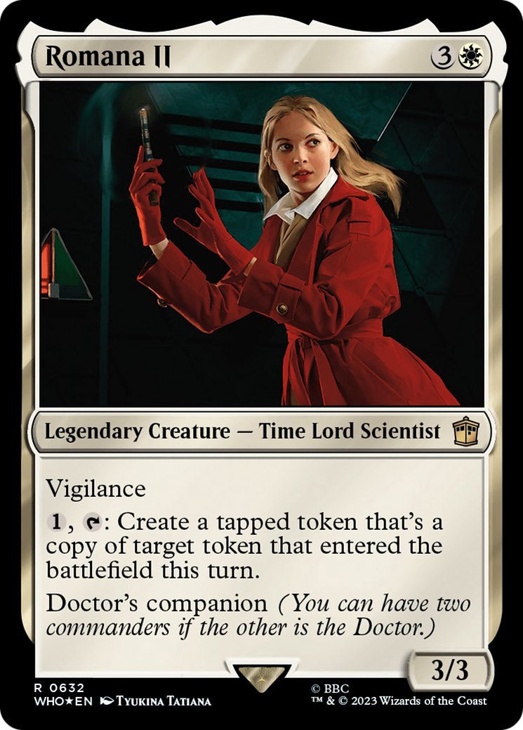 Romana II (Surge Foil) [Doctor Who] | Game Master's Emporium (The New GME)