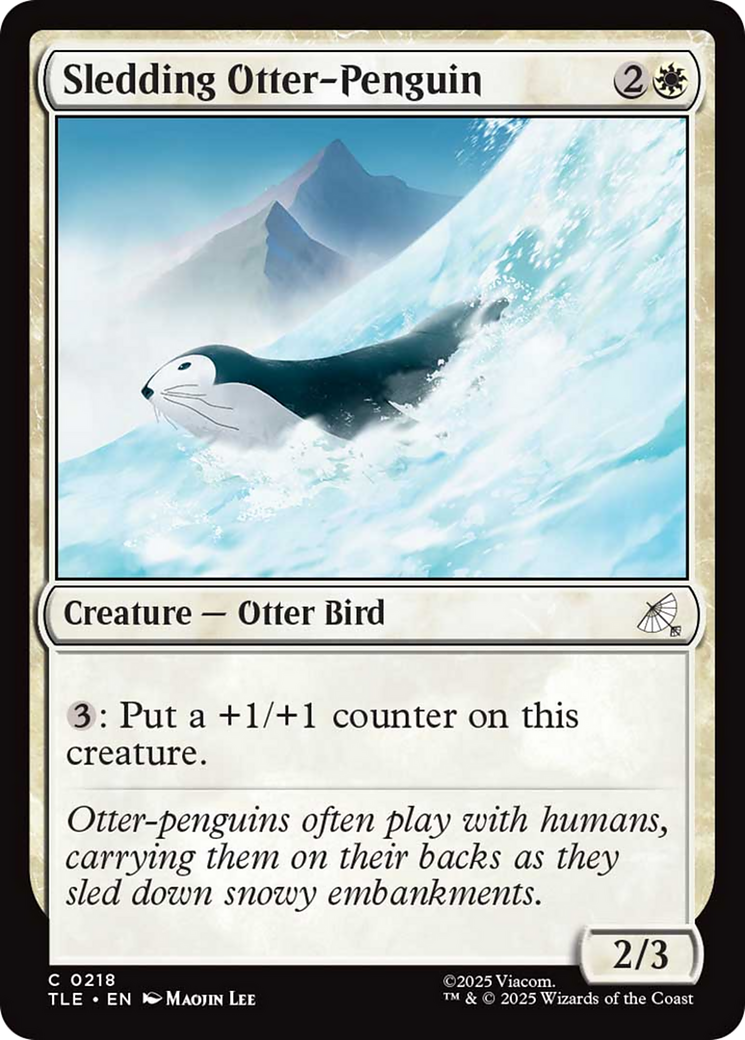 Sledding Otter-Penguin [Avatar: The Last Airbender: Eternal-Legal] | Game Master's Emporium (The New GME)