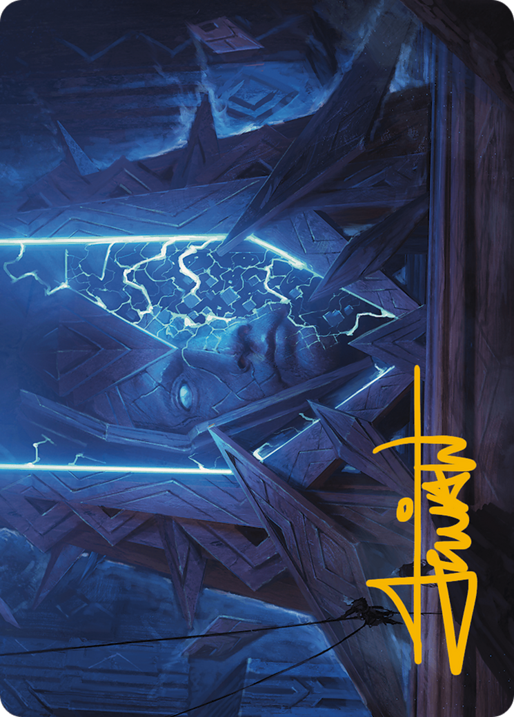 Stone Idol Generator Art Card (Gold-Stamped Signature) [Modern Horizons 3 Art Series] | Game Master's Emporium (The New GME)