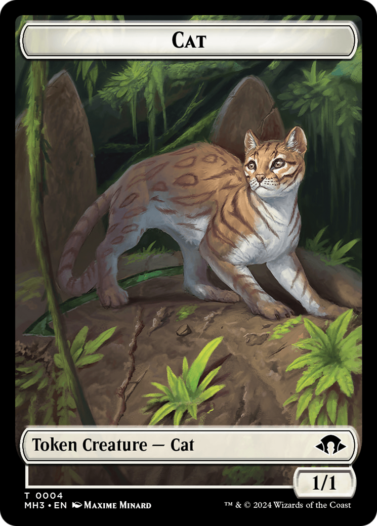 Cat Token [Modern Horizons 3 Tokens] | Game Master's Emporium (The New GME)