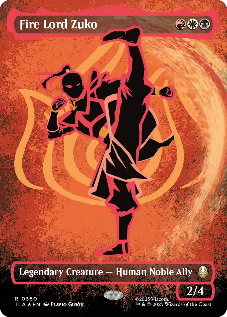 Fire Lord Zuko (Borderless Battle Pose) [Avatar: The Last Airbender] | Game Master's Emporium (The New GME)