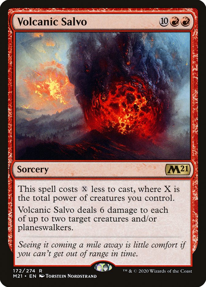 Volcanic Salvo [Core Set 2021] | Game Master's Emporium (The New GME)