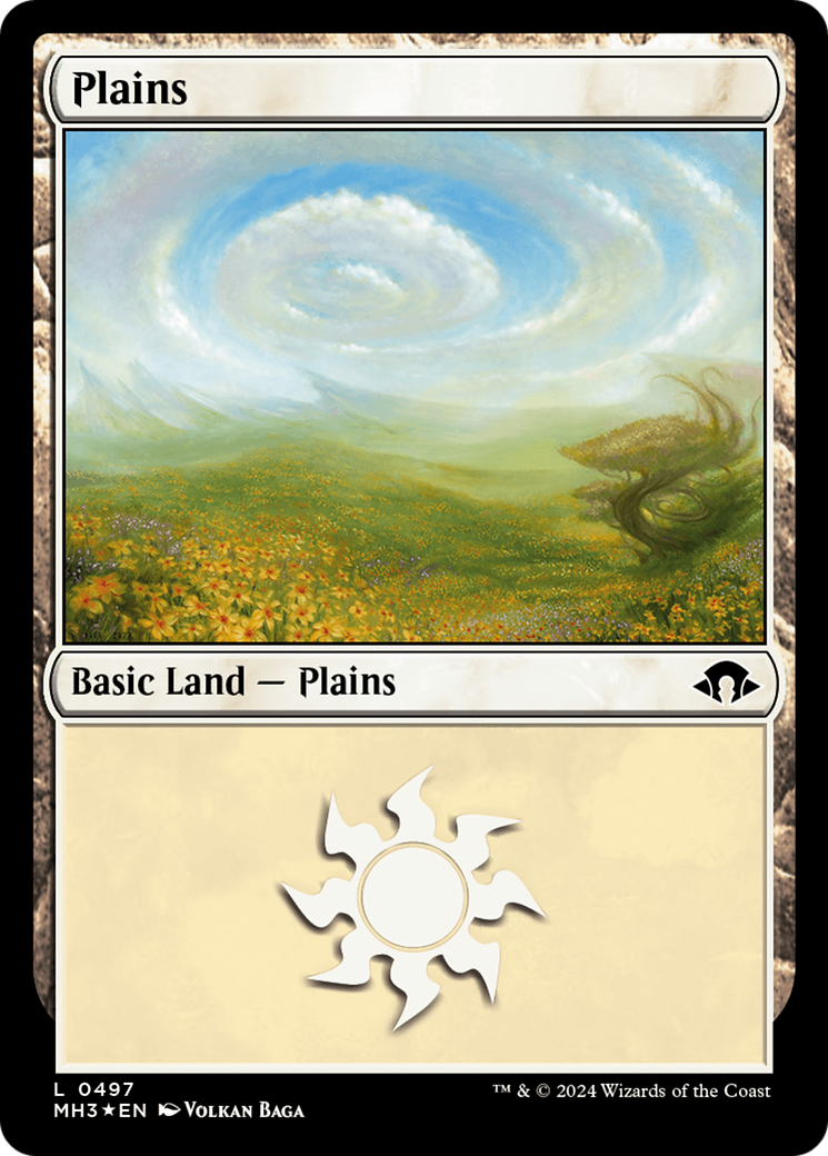 Plains (0497) (Ripple Foil) [Modern Horizons 3] | Game Master's Emporium (The New GME)