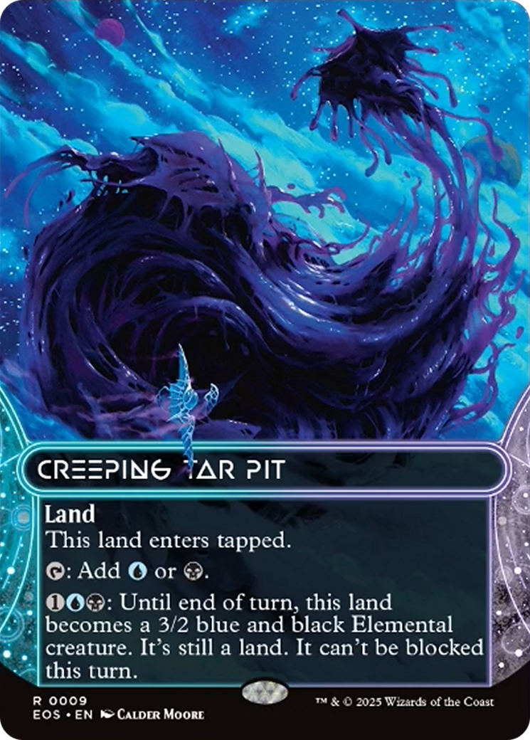 Creeping Tar Pit (0009) (Bordelress) [Edge of Eternities: Stellar Sights] | Game Master's Emporium (The New GME)