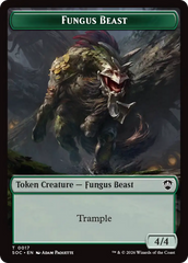 Goat // Fungus Beast Double-Sided Token [Secrets of Strixhaven Commander Tokens] | Game Master's Emporium (The New GME)